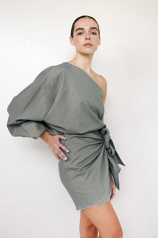 Olivia Blouse - Grey