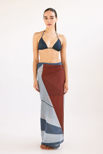 Triangle Pareo - Blue