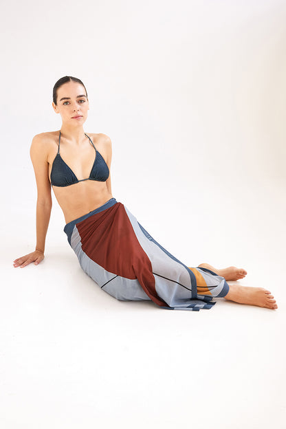Triangle Pareo - Blue