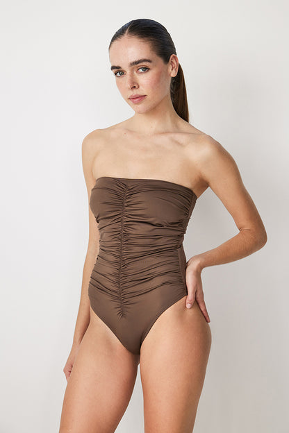 Zelia One Piece - Chocolate